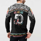 50 Years Kia Kaha Te Reo Maori Button Sweatshirt Ake Ake Ake! - Aussie Hoodie