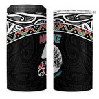 50 Years Kia Kaha Te Reo Maori 4 in 1 Can Cooler Tumbler Ake Ake Ake! - Aussie Hoodie