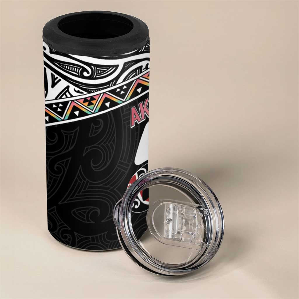 50 Years Kia Kaha Te Reo Maori 4 in 1 Can Cooler Tumbler Ake Ake Ake! - Aussie Hoodie