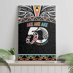 50 Years Kia Kaha Te Reo Maori Canvas Wall Art Ake Ake Ake! - Aussie Hoodie
