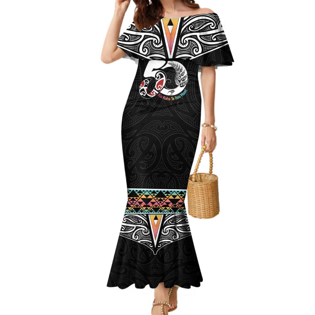 50 Years Kia Kaha Te Reo Maori Family Matching Mermaid Dress and Hawaiian Shirt Ake Ake Ake! - Aussie Hoodie