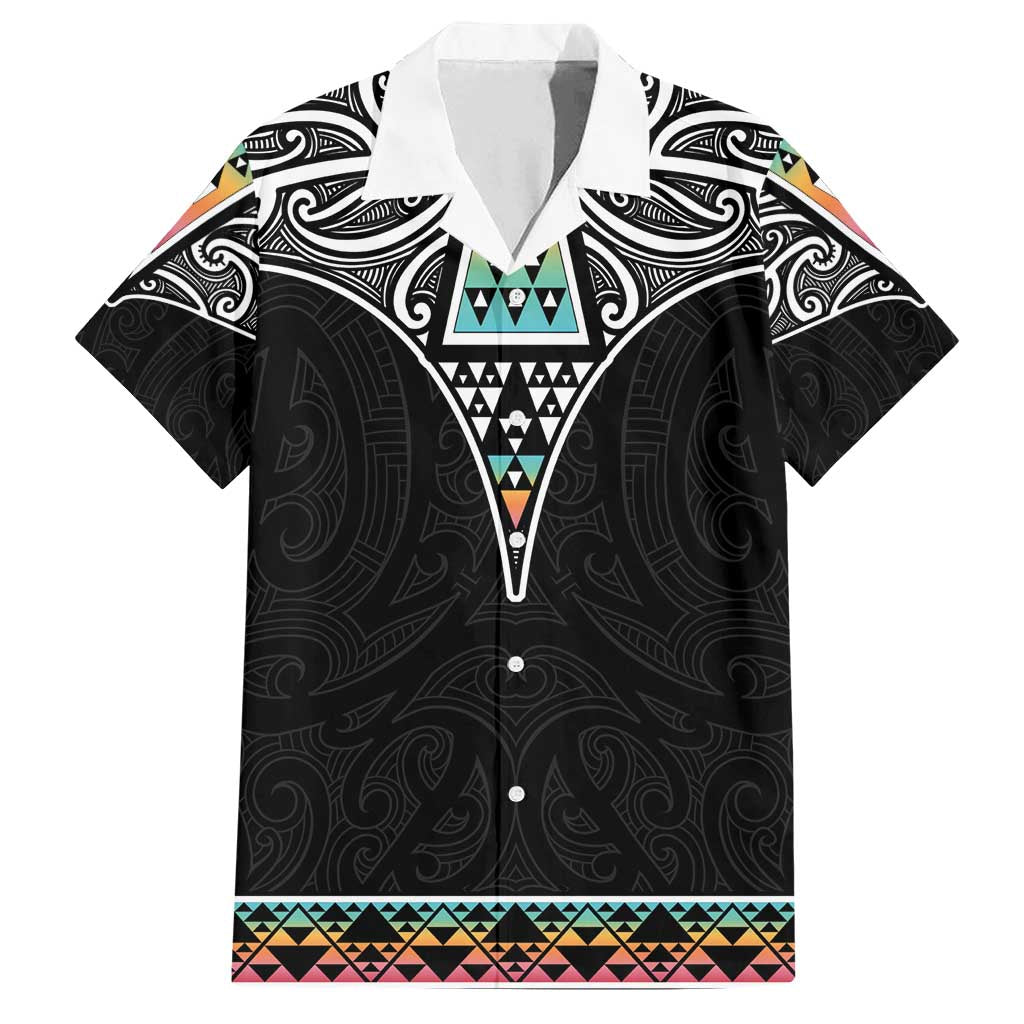 50 Years Kia Kaha Te Reo Maori Family Matching Off Shoulder Maxi Dress and Hawaiian Shirt Ake Ake Ake! - Aussie Hoodie