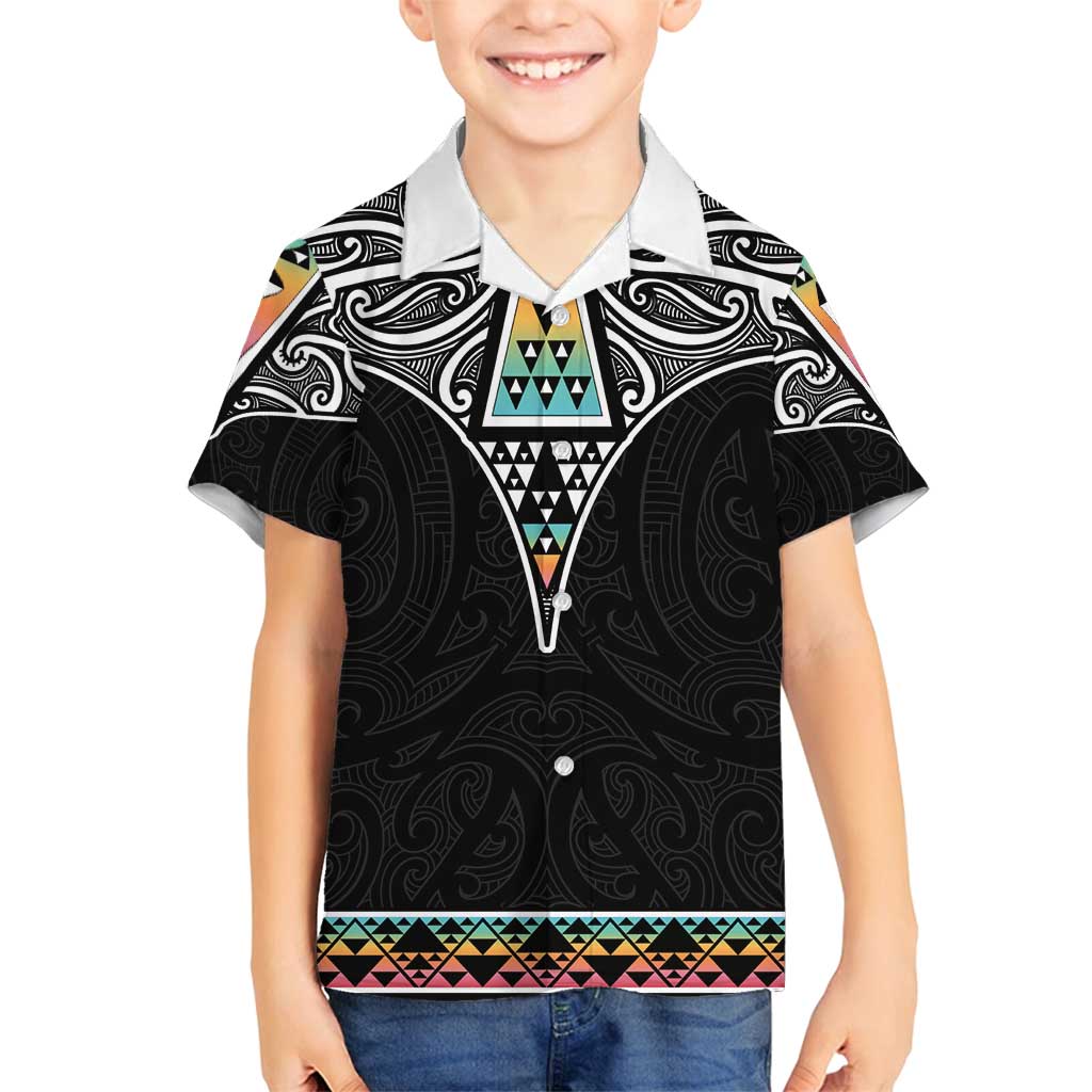50 Years Kia Kaha Te Reo Maori Family Matching Off Shoulder Maxi Dress and Hawaiian Shirt Ake Ake Ake! - Aussie Hoodie