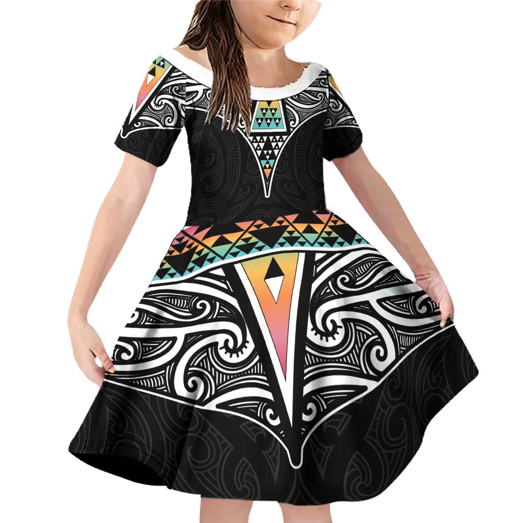 50 Years Kia Kaha Te Reo Maori Family Matching Off Shoulder Short Dress and Hawaiian Shirt Ake Ake Ake! - Aussie Hoodie