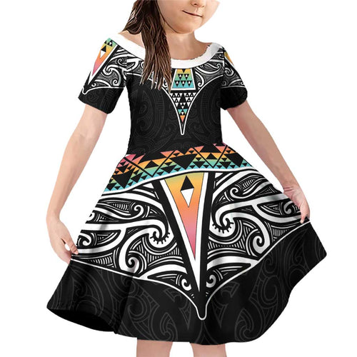 50 Years Kia Kaha Te Reo Maori Family Matching Off Shoulder Short Dress and Hawaiian Shirt Ake Ake Ake! - Aussie Hoodie