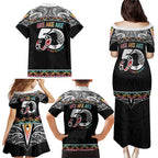 50 Years Kia Kaha Te Reo Maori Family Matching Puletasi and Hawaiian Shirt Ake Ake Ake! - Aussie Hoodie