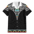 50 Years Kia Kaha Te Reo Maori Family Matching Short Sleeve Bodycon Dress and Hawaiian Shirt Ake Ake Ake! - Aussie Hoodie