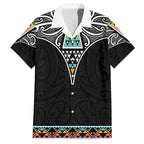 50 Years Kia Kaha Te Reo Maori Family Matching Short Sleeve Bodycon Dress and Hawaiian Shirt Ake Ake Ake! - Aussie Hoodie