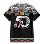 50 Years Kia Kaha Te Reo Maori Family Matching Summer Maxi Dress and Hawaiian Shirt Ake Ake Ake! - Aussie Hoodie