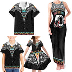 50 Years Kia Kaha Te Reo Maori Family Matching Tank Maxi Dress and Hawaiian Shirt Ake Ake Ake! - Aussie Hoodie
