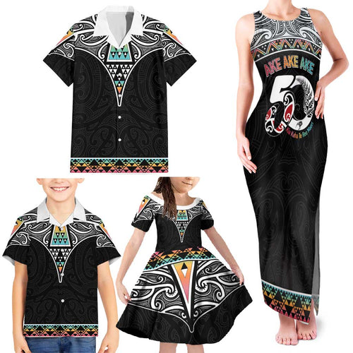 50 Years Kia Kaha Te Reo Maori Family Matching Tank Maxi Dress and Hawaiian Shirt Ake Ake Ake! - Aussie Hoodie