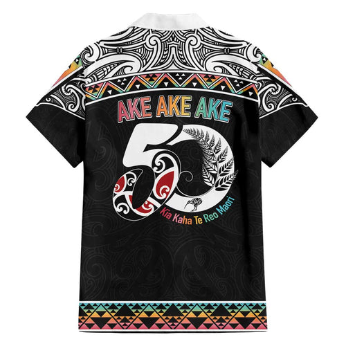 50 Years Kia Kaha Te Reo Maori Family Matching Tank Maxi Dress and Hawaiian Shirt Ake Ake Ake! - Aussie Hoodie