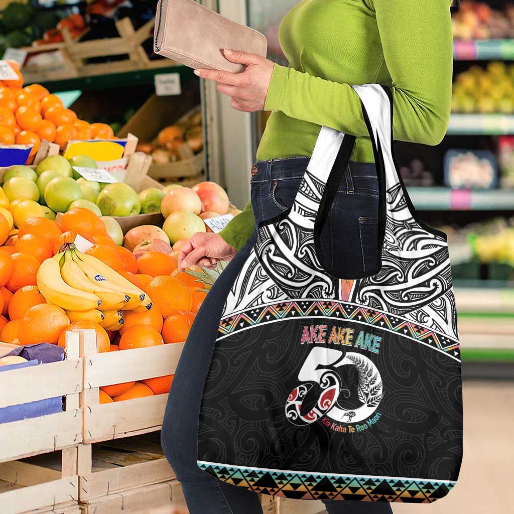 50 Years Kia Kaha Te Reo Maori Grocery Bag Ake Ake Ake! - Aussie Hoodie