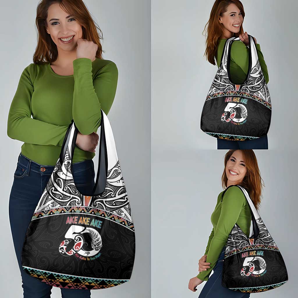 50 Years Kia Kaha Te Reo Maori Grocery Bag Ake Ake Ake! - Aussie Hoodie