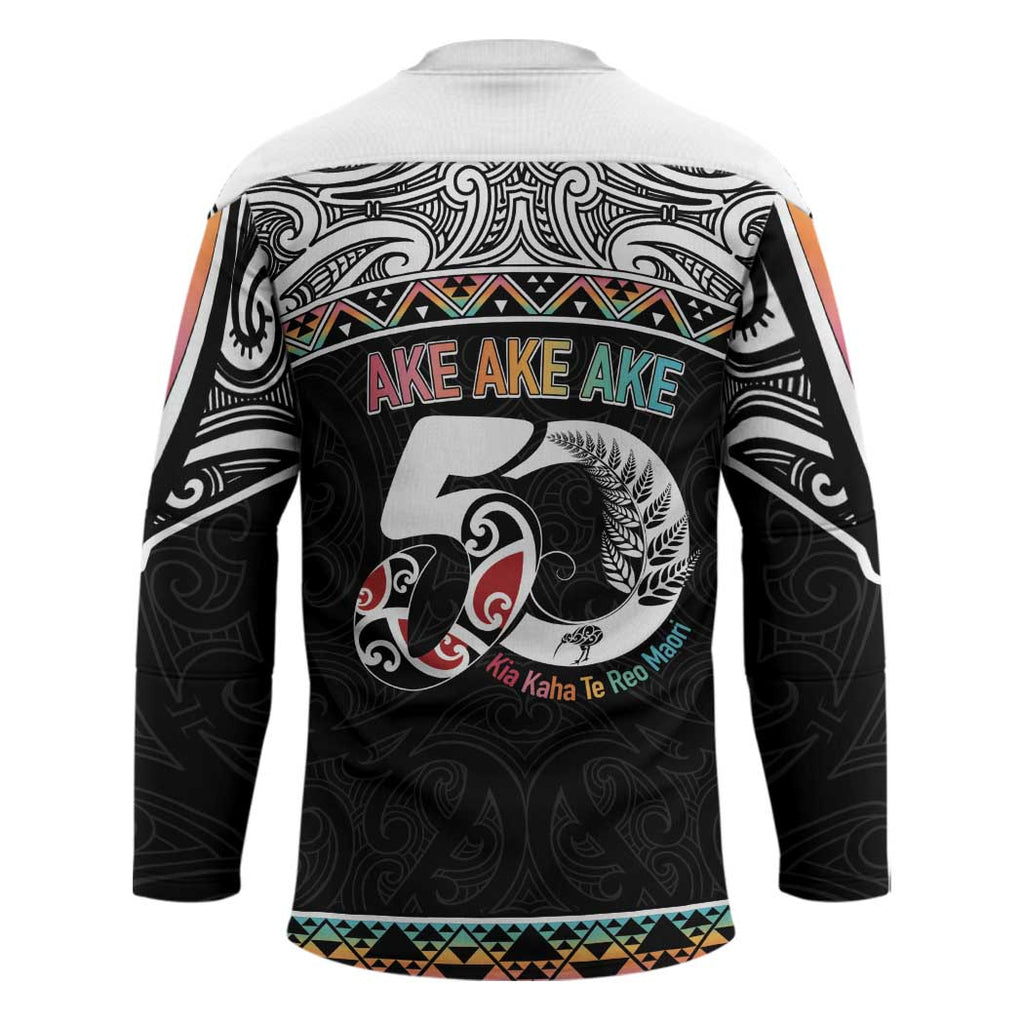 50 Years Kia Kaha Te Reo Maori Hockey Jersey Ake Ake Ake! - Aussie Hoodie