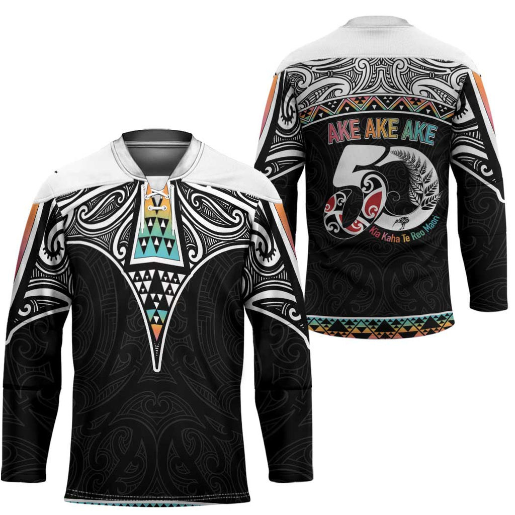 50 Years Kia Kaha Te Reo Maori Hockey Jersey Ake Ake Ake! - Aussie Hoodie
