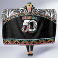 50 Years Kia Kaha Te Reo Maori Hooded Blanket Ake Ake Ake! - Aussie Hoodie