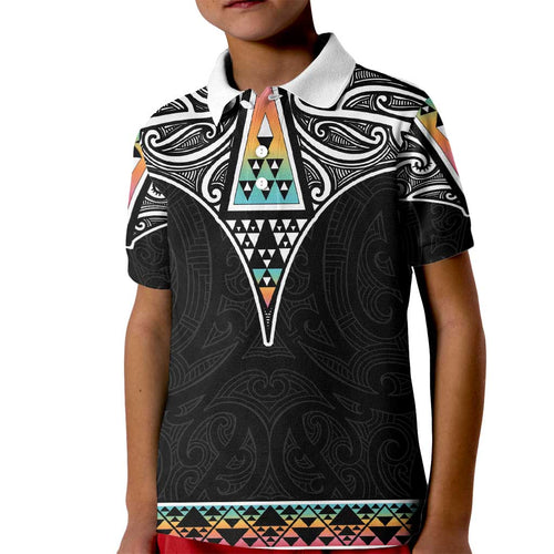 50 Years Kia Kaha Te Reo Maori Kid Polo Shirt Ake Ake Ake! - Aussie Hoodie