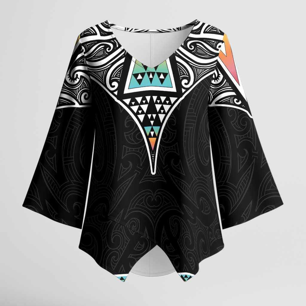 50 Years Kia Kaha Te Reo Maori Kimono Sleeve Blouse Ake Ake Ake! - Aussie Hoodie