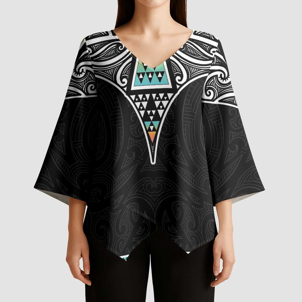 50 Years Kia Kaha Te Reo Maori Kimono Sleeve Blouse Ake Ake Ake! - Aussie Hoodie