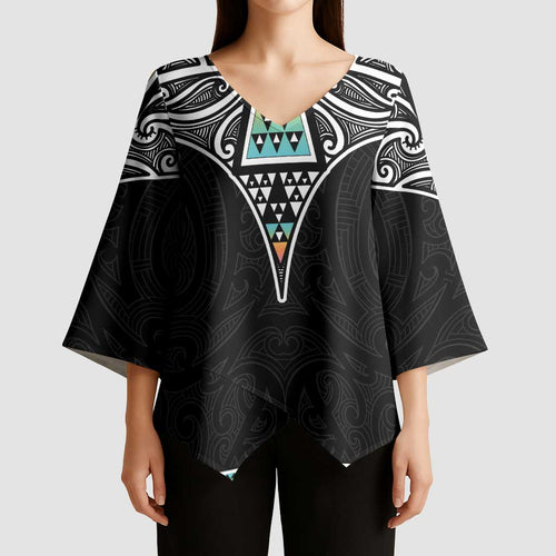 50 Years Kia Kaha Te Reo Maori Kimono Sleeve Blouse Ake Ake Ake! - Aussie Hoodie