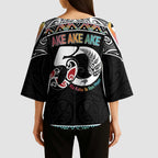 50 Years Kia Kaha Te Reo Maori Kimono Sleeve Blouse Ake Ake Ake! - Aussie Hoodie