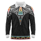50 Years Kia Kaha Te Reo Maori Long Sleeve Polo Shirt Ake Ake Ake! - Aussie Hoodie