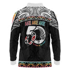 50 Years Kia Kaha Te Reo Maori Long Sleeve Polo Shirt Ake Ake Ake! - Aussie Hoodie
