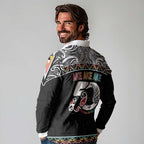 50 Years Kia Kaha Te Reo Maori Long Sleeve Polo Shirt Ake Ake Ake! - Aussie Hoodie