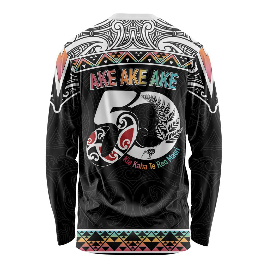 50 Years Kia Kaha Te Reo Maori Long Sleeve Shirt Ake Ake Ake! - Aussie Hoodie