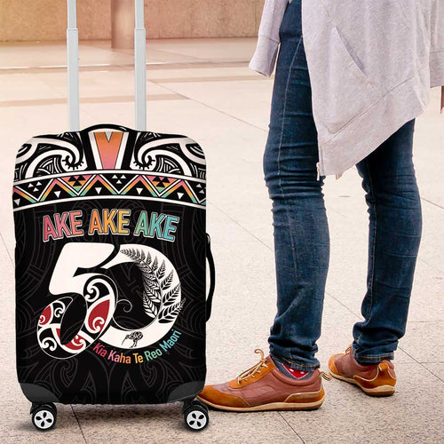 50 Years Kia Kaha Te Reo Maori Luggage Cover Ake Ake Ake! - Aussie Hoodie