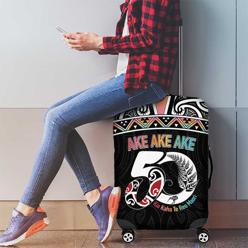 50 Years Kia Kaha Te Reo Maori Luggage Cover Ake Ake Ake! - Aussie Hoodie