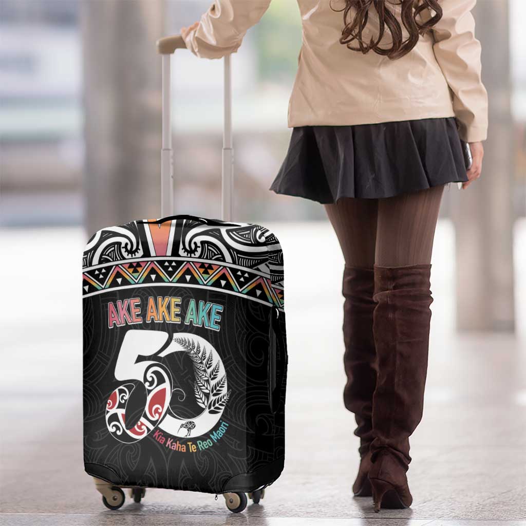 50 Years Kia Kaha Te Reo Maori Luggage Cover Ake Ake Ake! - Aussie Hoodie