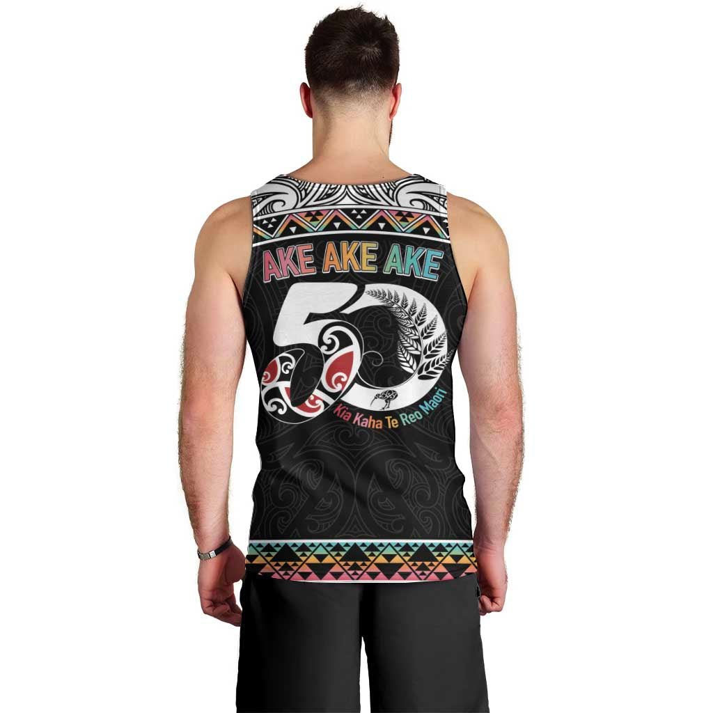 50 Years Kia Kaha Te Reo Maori Men Tank Top Ake Ake Ake! - Aussie Hoodie