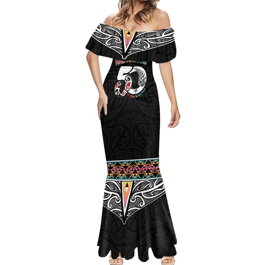 50 Years Kia Kaha Te Reo Maori Mermaid Dress Ake Ake Ake! - Aussie Hoodie