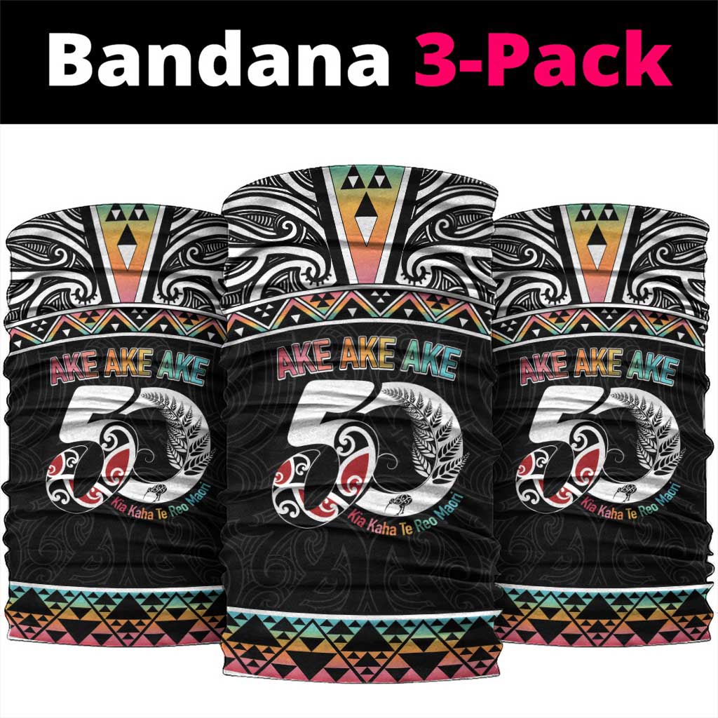 50 Years Kia Kaha Te Reo Maori Neck Gaiter Ake Ake Ake! - Aussie Hoodie