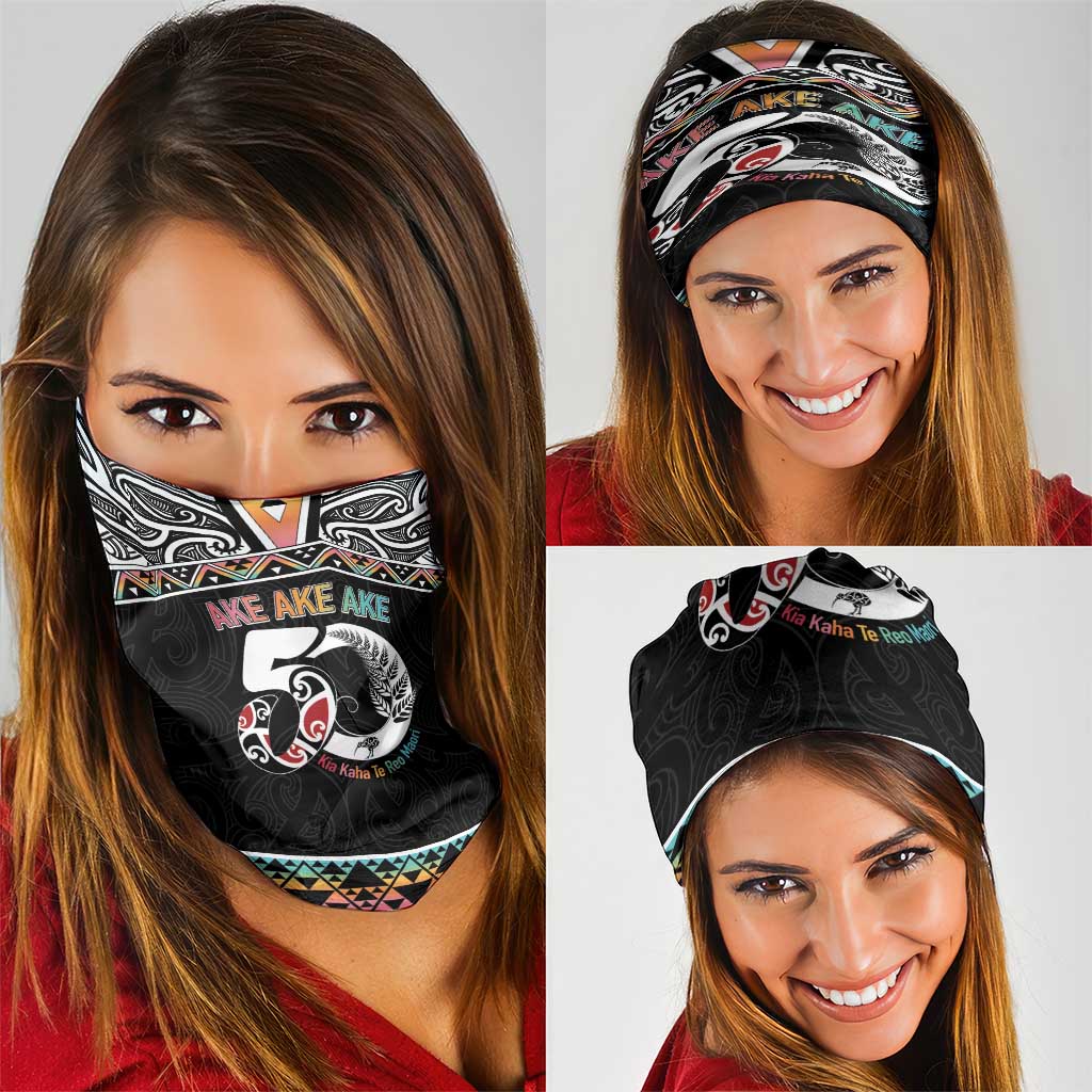 50 Years Kia Kaha Te Reo Maori Neck Gaiter Ake Ake Ake! - Aussie Hoodie