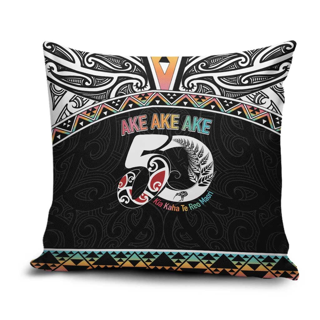 50 Years Kia Kaha Te Reo Maori Pillow Cover Ake Ake Ake! - Aussie Hoodie