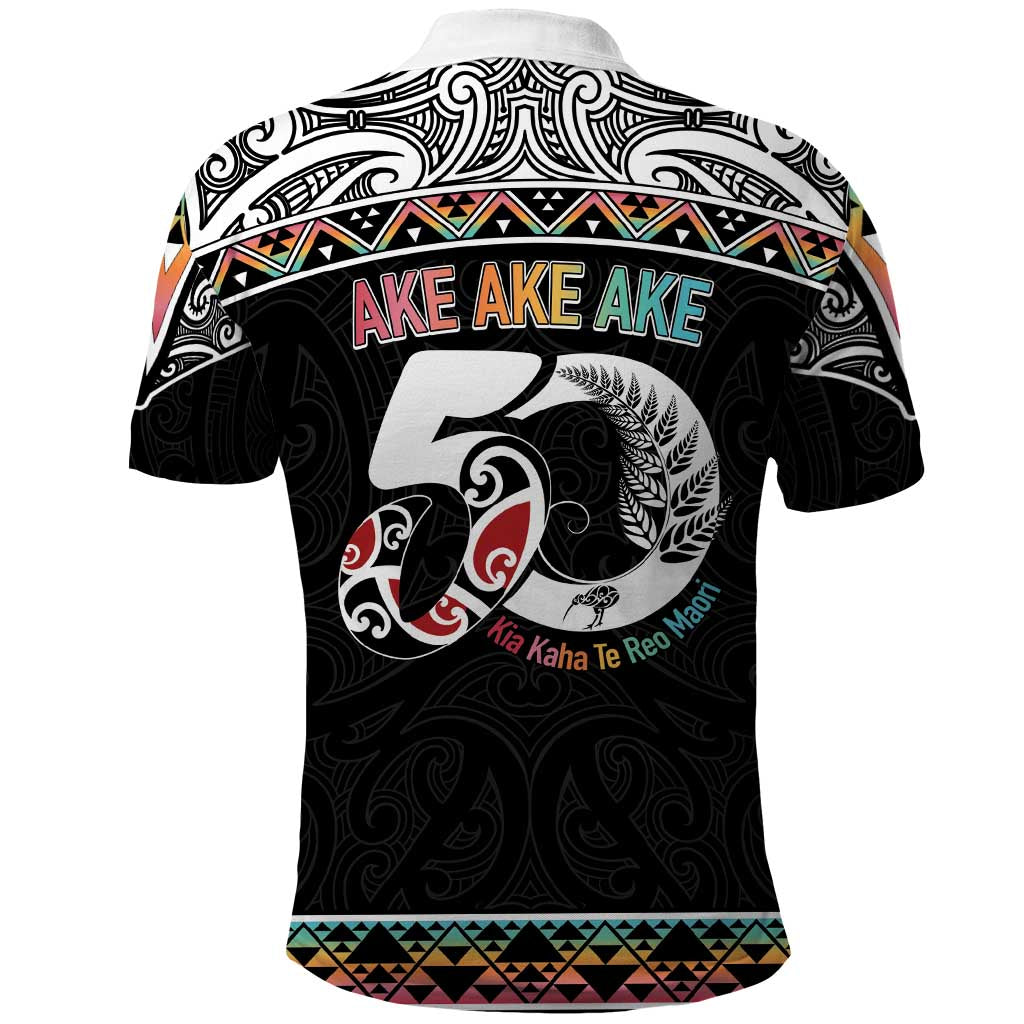 50 Years Kia Kaha Te Reo Maori Polo Shirt Ake Ake Ake! - Aussie Hoodie