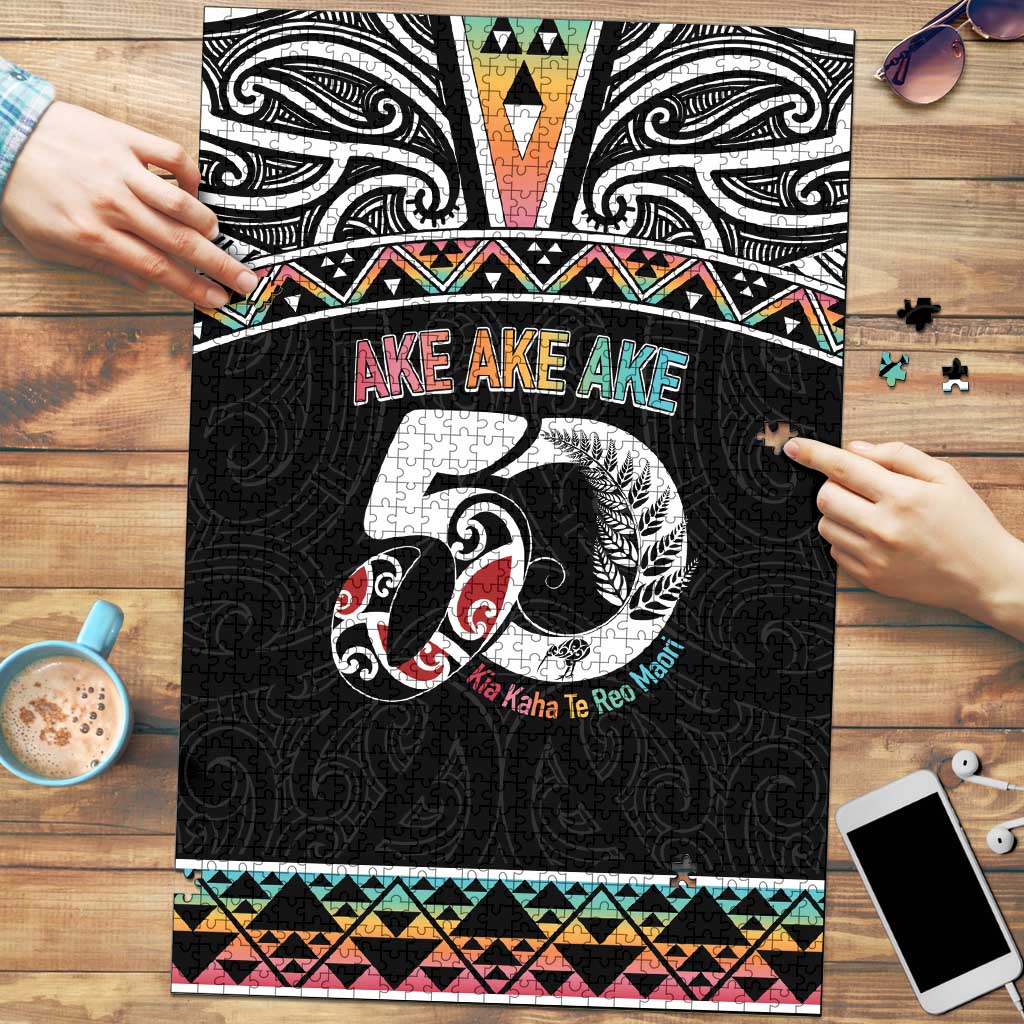 50 Years Kia Kaha Te Reo Maori Puzzle Ake Ake Ake! - Aussie Hoodie