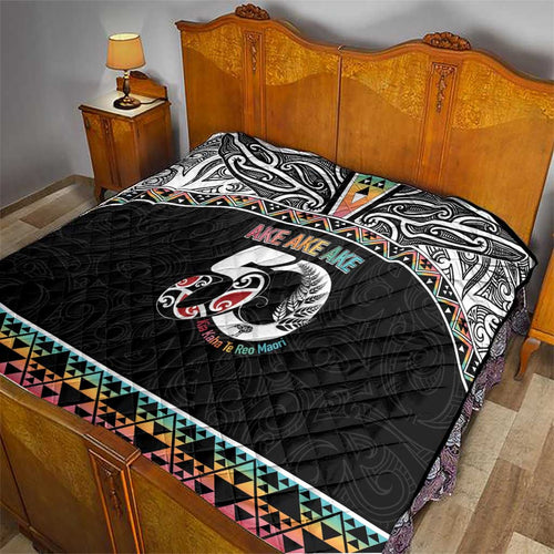 50 Years Kia Kaha Te Reo Maori Quilt Ake Ake Ake! - Aussie Hoodie