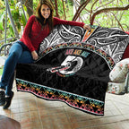 50 Years Kia Kaha Te Reo Maori Quilt Ake Ake Ake! - Aussie Hoodie