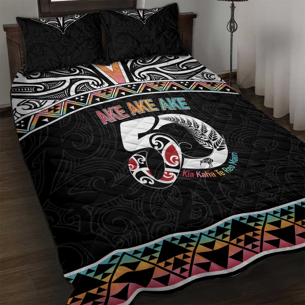 50 Years Kia Kaha Te Reo Maori Quilt Bed Set Ake Ake Ake! - Aussie Hoodie