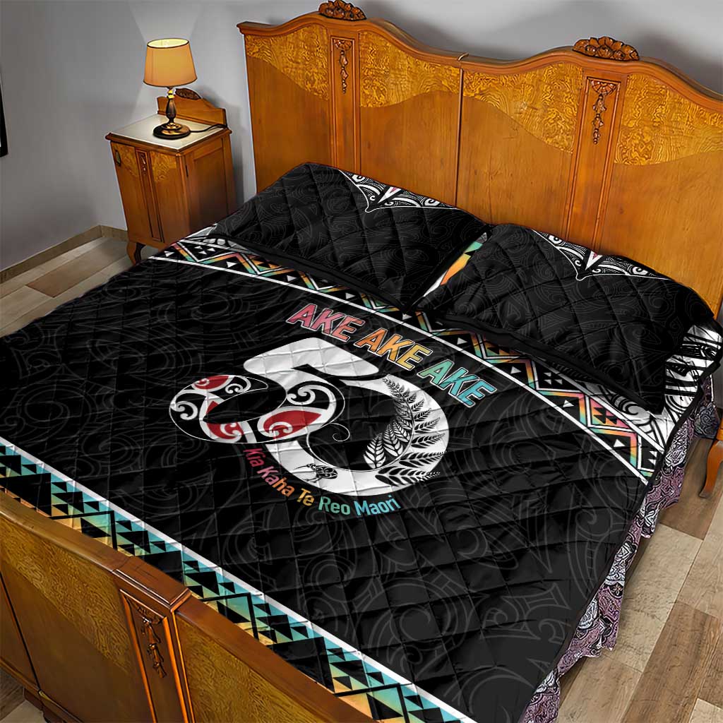 50 Years Kia Kaha Te Reo Maori Quilt Bed Set Ake Ake Ake! - Aussie Hoodie