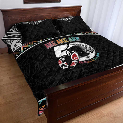 50 Years Kia Kaha Te Reo Maori Quilt Bed Set Ake Ake Ake! - Aussie Hoodie