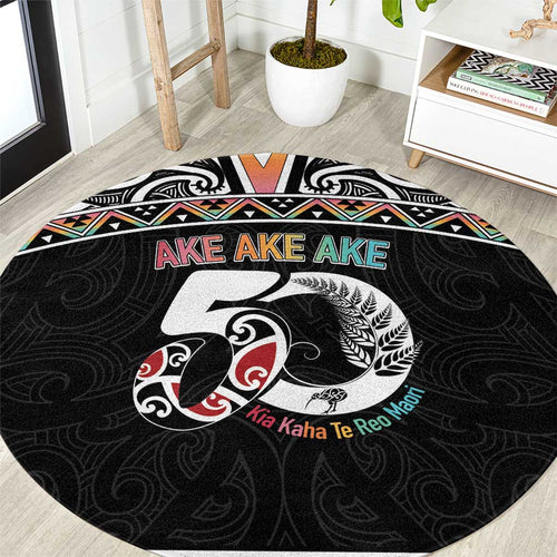 50 Years Kia Kaha Te Reo Maori Round Carpet Ake Ake Ake! - Aussie Hoodie