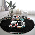 50 Years Kia Kaha Te Reo Maori Round Carpet Ake Ake Ake! - Aussie Hoodie