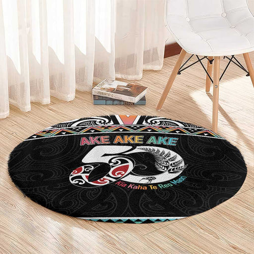 50 Years Kia Kaha Te Reo Maori Round Carpet Ake Ake Ake! - Aussie Hoodie