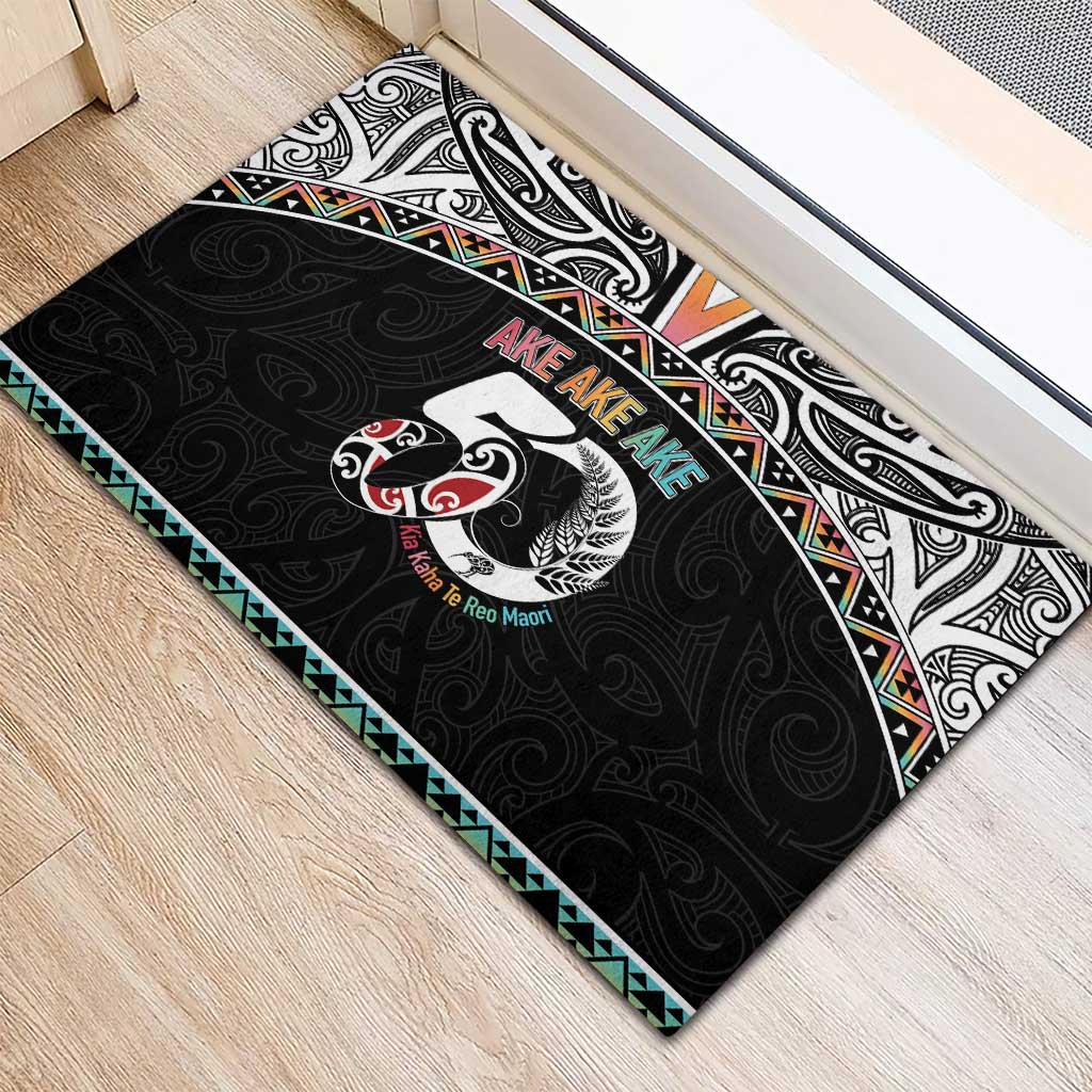 50 Years Kia Kaha Te Reo Maori Rubber Doormat Ake Ake Ake! - Aussie Hoodie