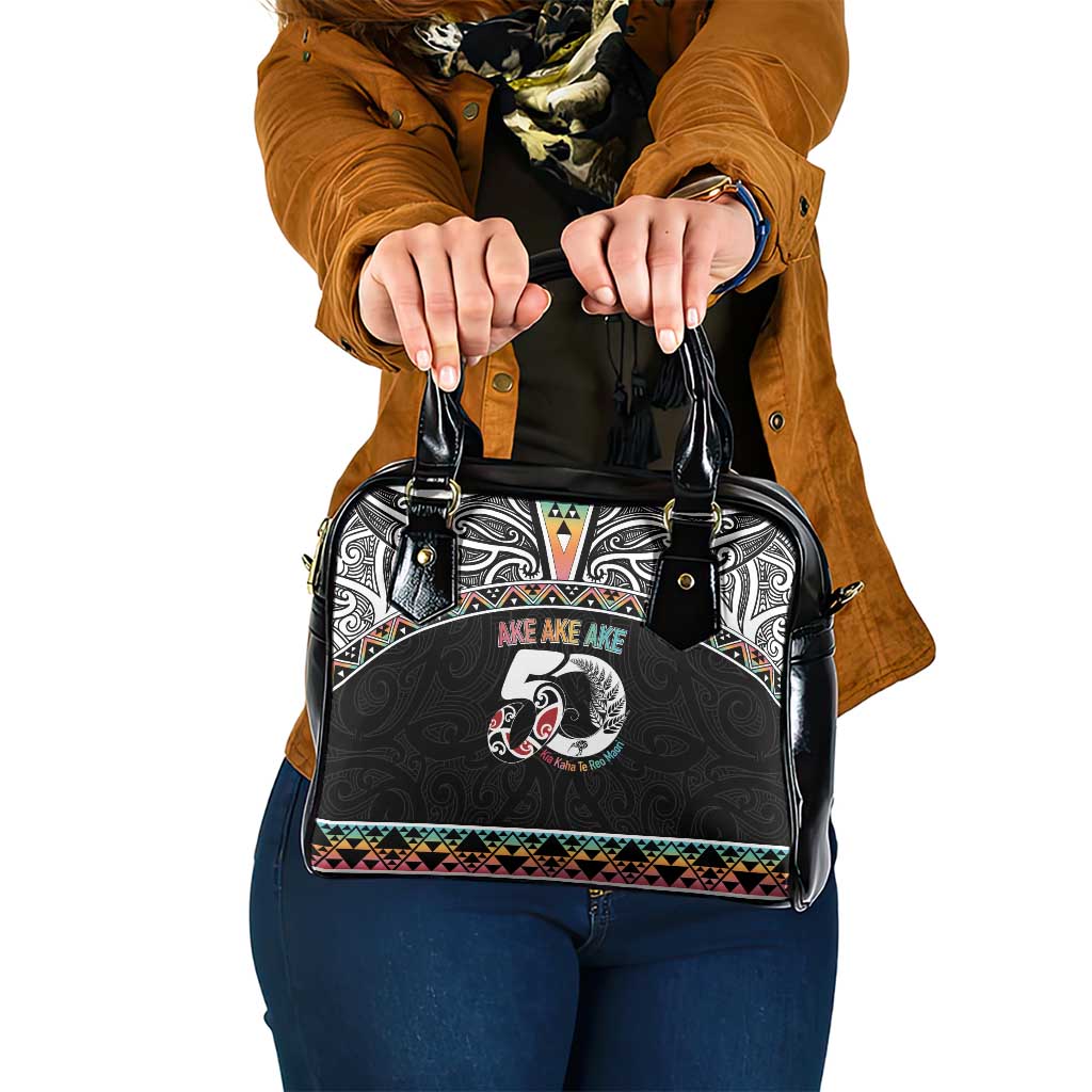 50 Years Kia Kaha Te Reo Maori Shoulder Handbag Ake Ake Ake! - Aussie Hoodie